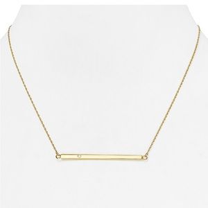 Jennifer Zeuner Chelsea Horizontal Bar Necklace
